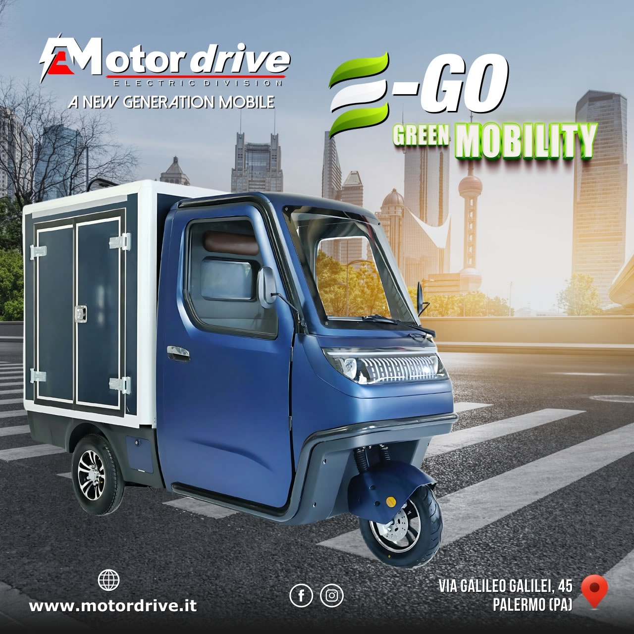 Visualizza la promozione E-GO - Furgone Elettrico